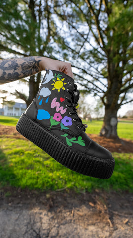 Tattoo Creeper // Sneaker Queens Customs