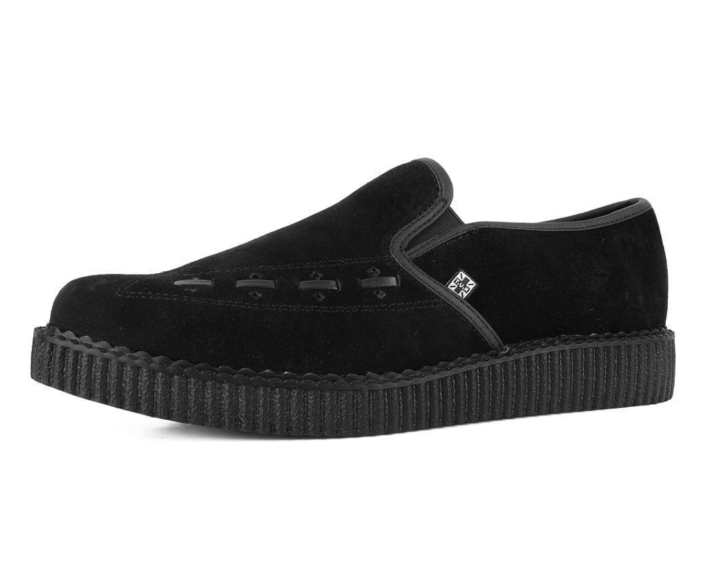 Black Slip-On Creeper