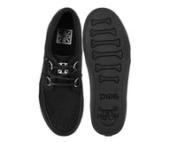 Black Basic Twill Interlace Sneaker