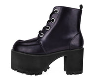 Purple Rub-Off Ankle Nosebleed Boot