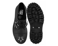 Black TUKskin Star Double Decker Brogue