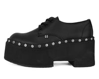 Black TUKskin Dino Flat Platform