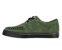 Olive Green Suede Creeper Sneaker