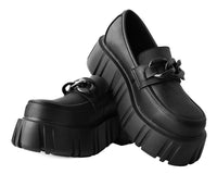 Black TUKskin™ Anarchic Airship Chain Loafer