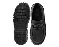 Black TUKskin™ Anarchic Airship Chain Loafer