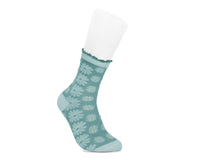 Teal Daisy Sock