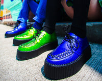 Blue Metallic Sparkle Viva Mondo Creeper