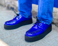 Blue Metallic Sparkle Viva Mondo Creeper