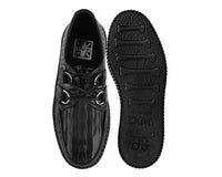 Black Wavy Patent Viva Mondo Creeper