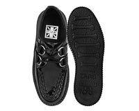 Black Crinkle Patent Viva Mondo Creeper