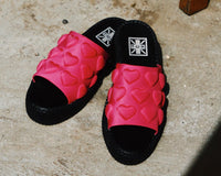 Pink Puff Heart Mondo Sandal