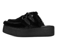 Black Fuzzy Creeper Mule