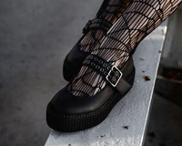 Black TUKskin™ Mary Jane Viva Mondo Creeper