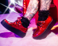 Red Patent Viva Mondo Creeper