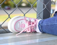 Pink & White TUKskin™ Pirate Creeper Toddler Sneaker