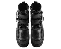 Black 2-Buckle Nosebleed Boot 