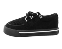 Black 2-Ring Creeper Toddler Sneaker