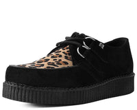 Black & Leopard Viva II Low Creeper 