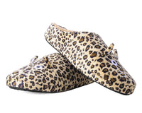 Tan Leopard Kitty Slipper