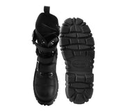 Black TUKskin™ 3-Buckle Anarchic Airship Boot