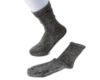 Black Sparkly Metallic Sock 