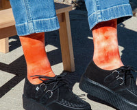 Tie-Dye Tangerine Women's Crew Sock