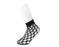 Black Assorted Fishnet 5-Pk Sock