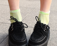 Lime Mesh Sock