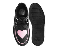 Black TUKskin™ & Pink Heart Mondo Creeper