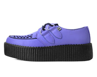 Violet Faux Suede Mondo Creeper