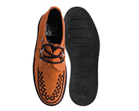 Burnt Orange Faux Suede Interlace Mondo Creeper